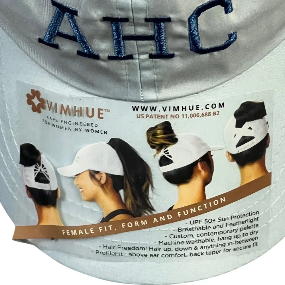 VIMHUE Ponytail Baseball Cap Womens 57 Light Blue New AHC UPF 50+ Athletic Hat